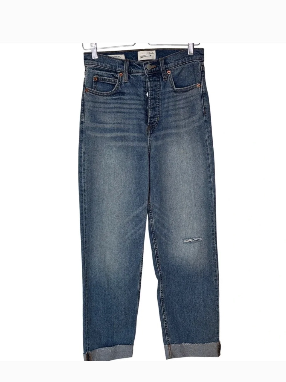 Bundle 2/$30! Universal Thread Highest Straight Ankle Blue Boyfriend Jeans 6